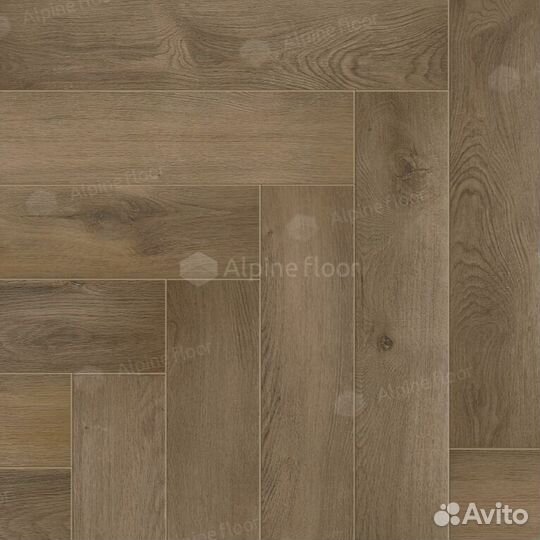 Alpine floor Light Parquet SPC ламинат дуб насыщен