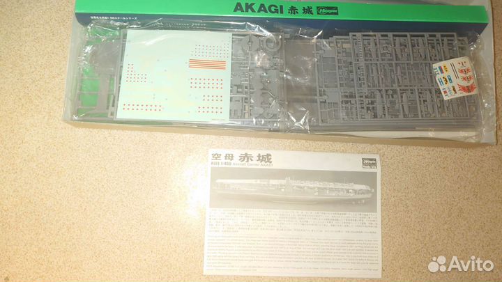 Модель легендарного японского авианосца Akagi