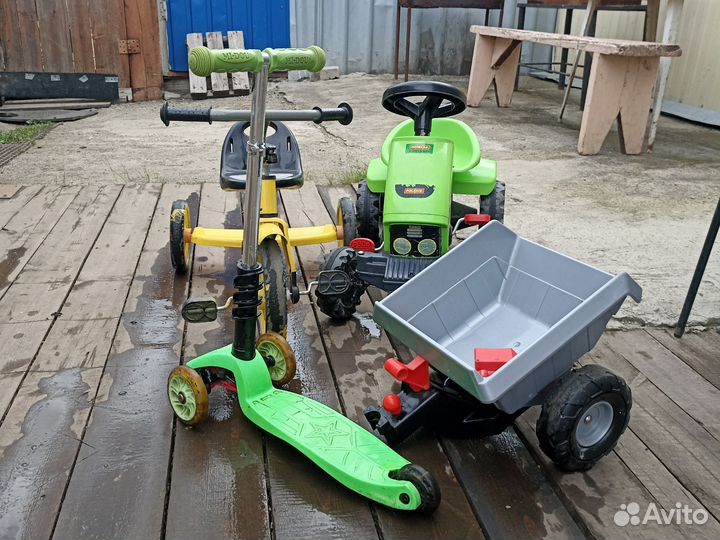 Велосипед - трактор, самокат, велосипед