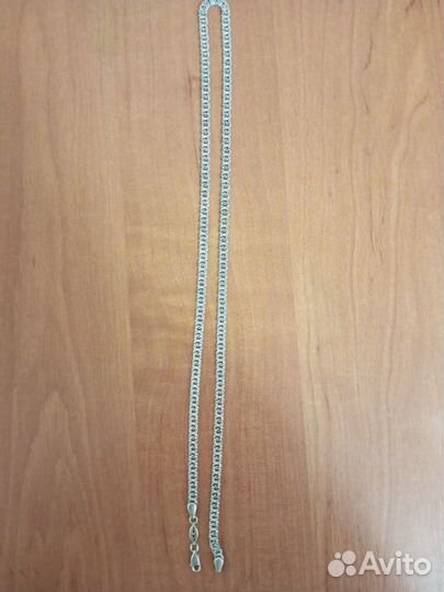 Мужская серебряная цепь