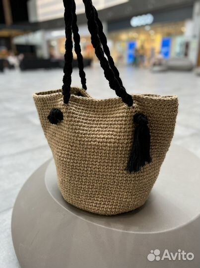 Сумка женская из джута