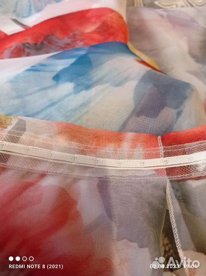 Тюль вуаль печать