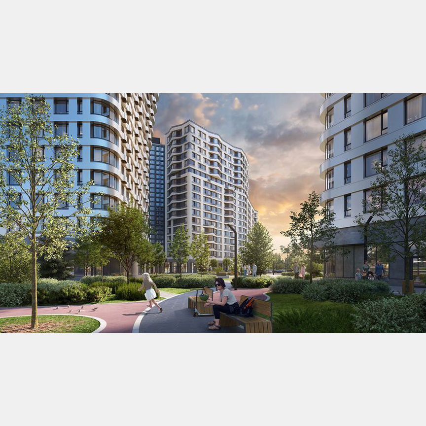 1-к. квартира, 43,9 м², 22/25 эт.