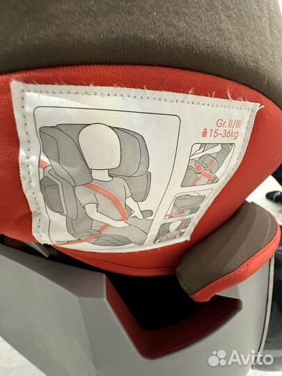 Детское автокресло cybex solution x2-fix