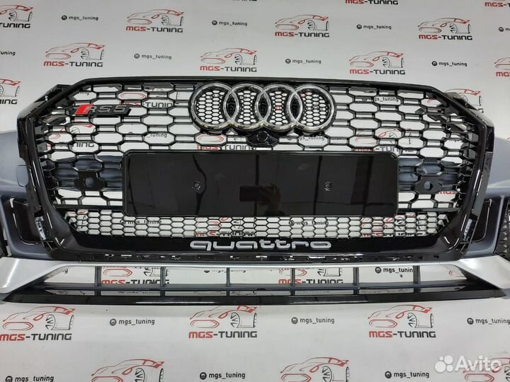 Передний бампер Audi A5 16-19г в стиле RS5