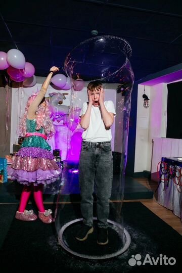 Диско с мыльными пузырями