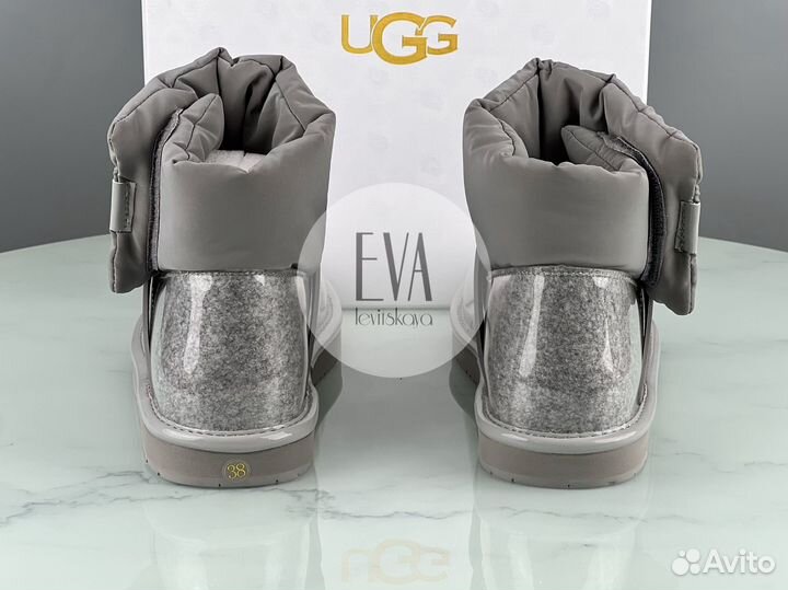 Угги женские Ugg Clear Quilty Boot Grey