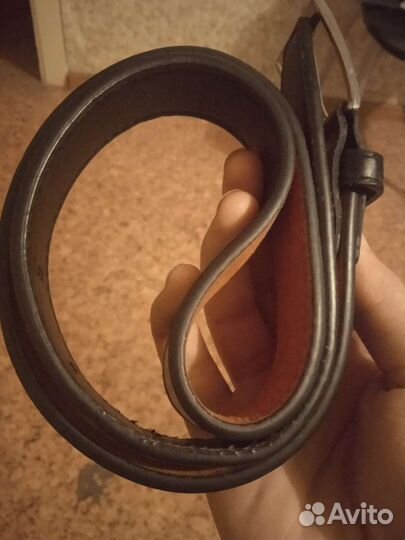 Мужской кожаный ремень