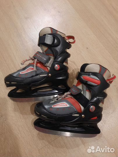 Коньки Action детские раздвижные 26-29