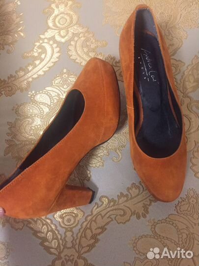 Туфли замшевые 36 размер