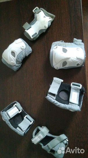 Роликовые коньки детские раздвижные + защита