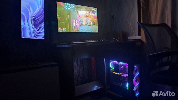 Игровой компьютер с монитором бу