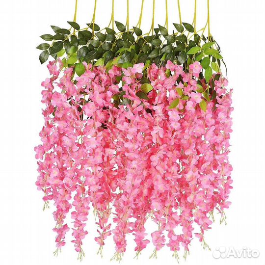 Веточки глицинии искусственной