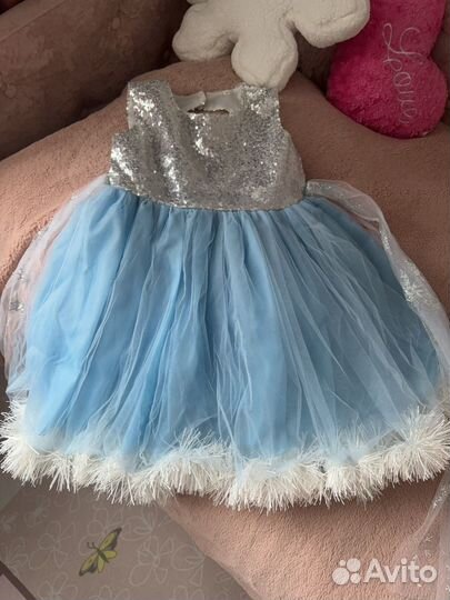 Платье для нового года на девочку рост 116 -122