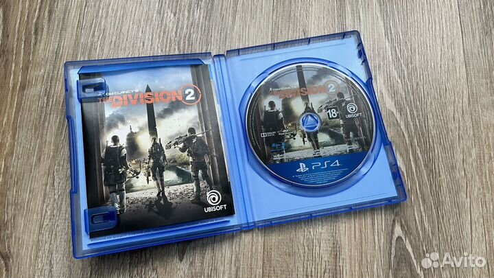 Диск с игрой Tom Clancy's Division 2 для PS4