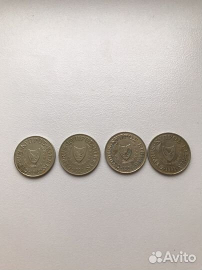 Монета 5 центов Кипр