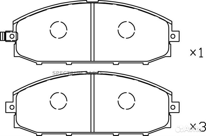 FBL AFP581S Тормозные колодки FBL AFP