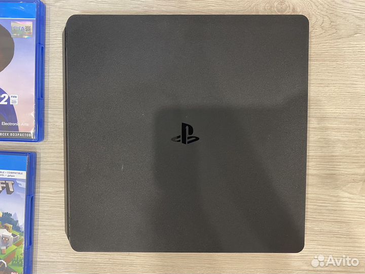 Sony PS4 Slim 1тб +2джоя +10игр