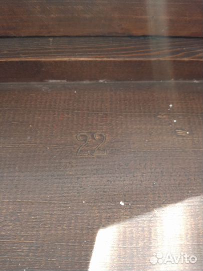 Старинные настенные часы HAU Германия 1910