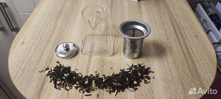 Чайник 500мл заварочный стеклянный Доставка