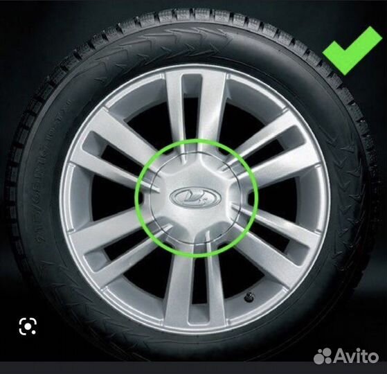 Колпачки на литые диски LADA веста
