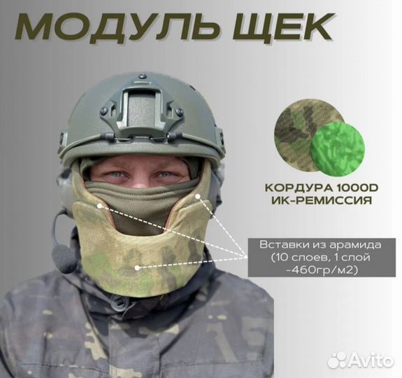 Модуль щёк к бронежилету