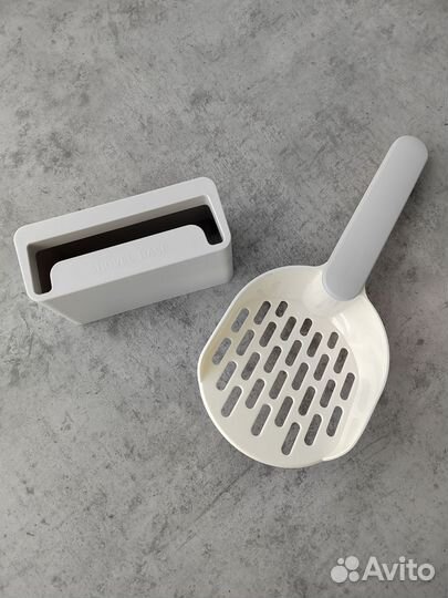 Совок с подставкой для кошачьего туалета. Новый