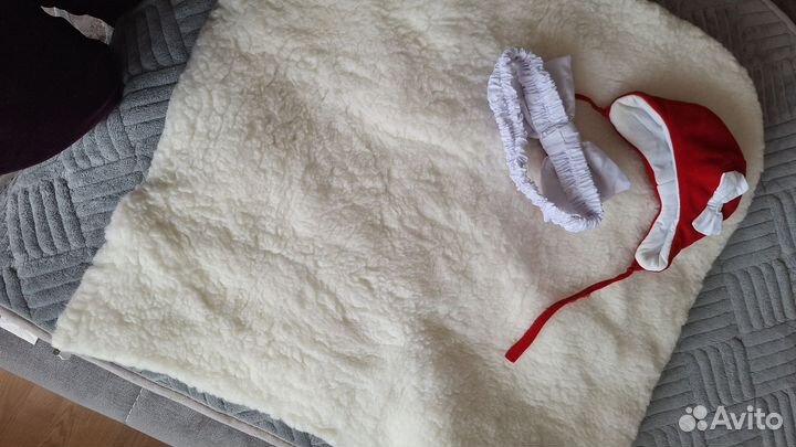 Конверт на выписку девочки зимний