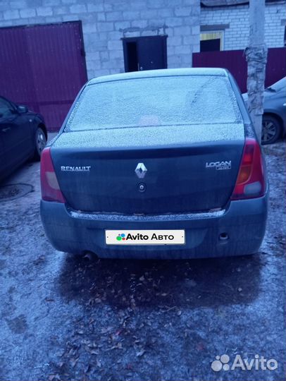 Renault Logan 1.6 МТ, 2009, битый, 297 000 км