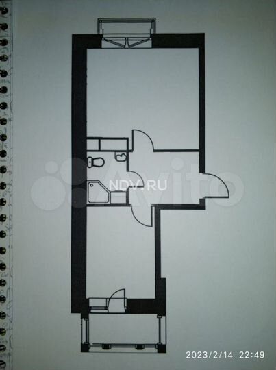 2-к. квартира, 33,5 м², 8/8 эт.