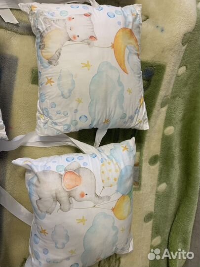 Бортики в детскую кроватку