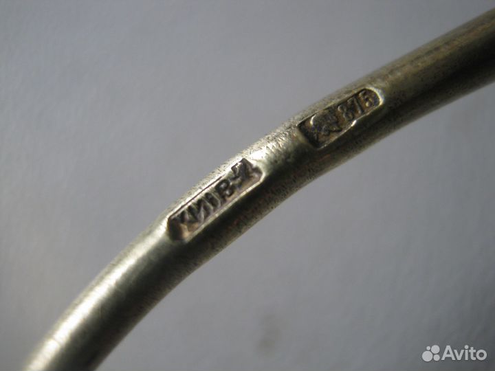 Серебряная чайная ложка СССР