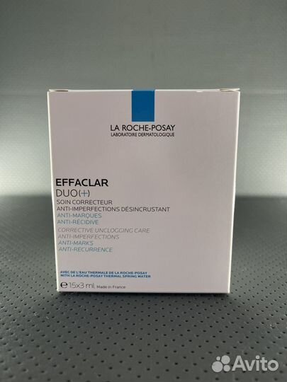 Коробка крема effaclar DUO(+) LA roche posay