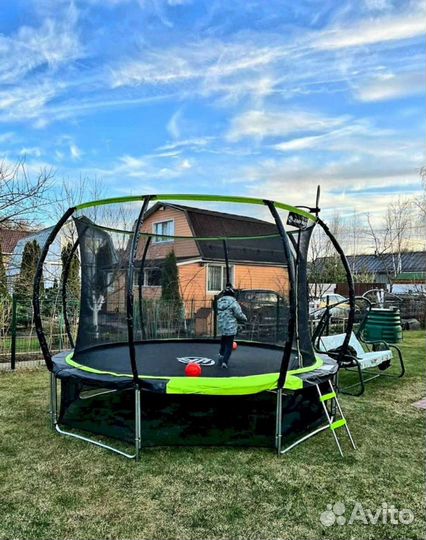 Детский батут с сеткой