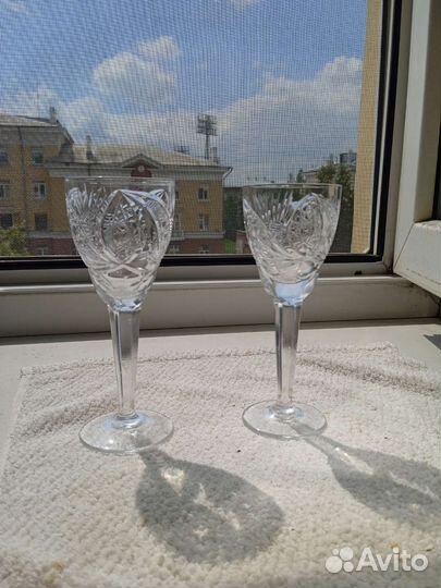 Хрустальные рюмки СССР