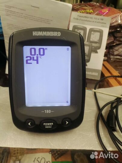 Эхолот 3-х лучевой хамминберд пиранья макс 180