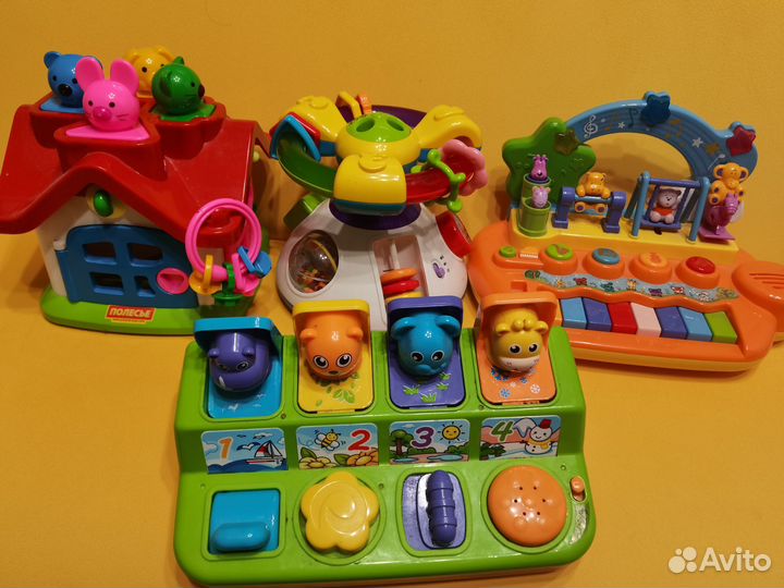 Развивающие игрушки Vtech, шкатулка Тролли и др