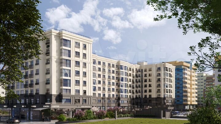 2-к. квартира, 65,2 м², 8/8 эт.