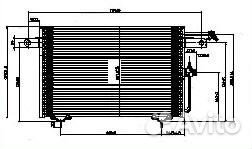 Радиатор кондиционера Audi A6 C4