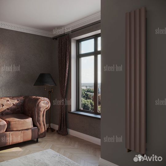 Дизайнерский радиатор отопления Steel