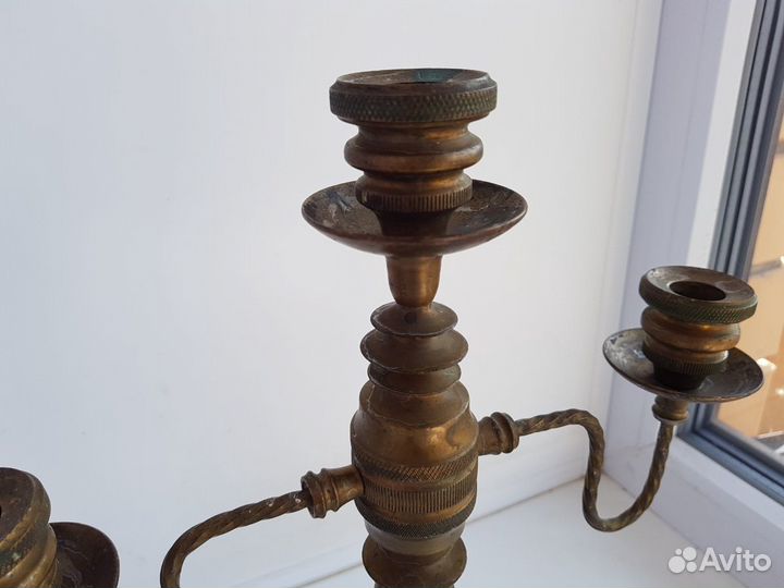 Подсвечник латунь СССР