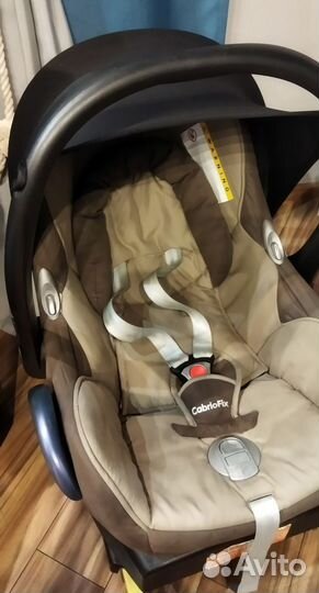 Автолюлька с базой maxi cosi cabriofix isofix