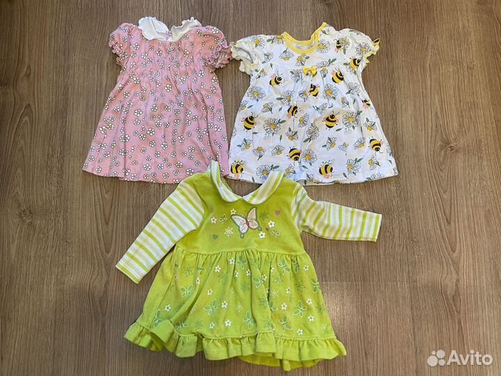 Пакет вещей на девочку 74 80