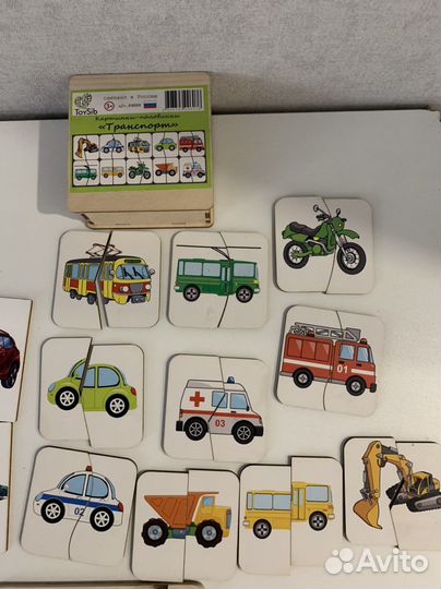 Развивающие деревянные игрушки пакетом