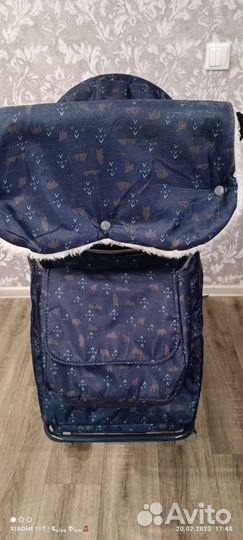 Детские санки коляска ника 7/1Б