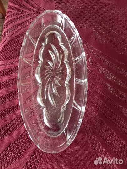 Посуда из прозрачного стекла СССР