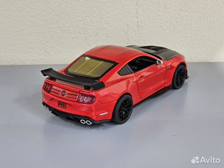 Модель машины Ford Mustang Красный 1:24 металл