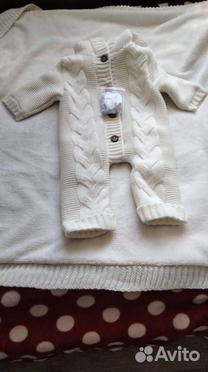 Продаётся комплект на выписку, Новый, размер 0-6