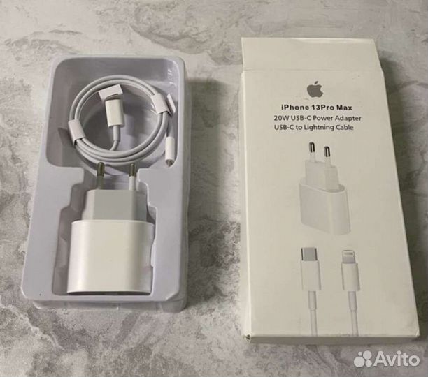 Зарядное устройство для iPhone блок+кабель 20w