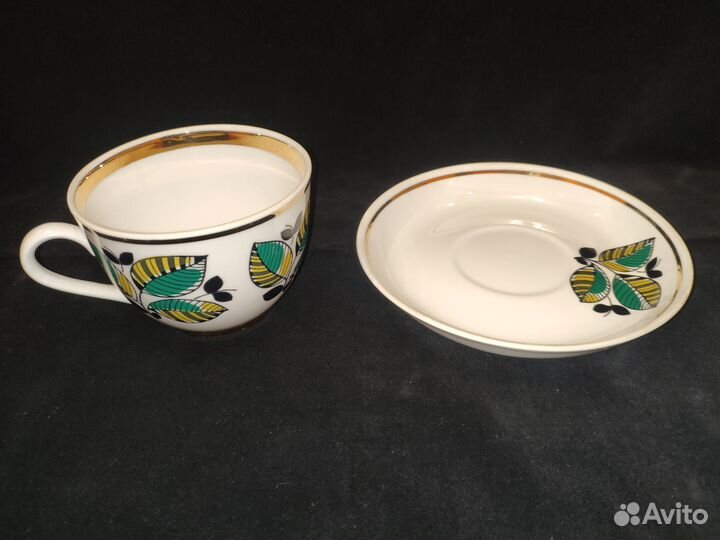 Фарфор чайные пары, сахарница, конфетница